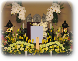 ご自宅にてワンデイ葬28プラン+花飾り